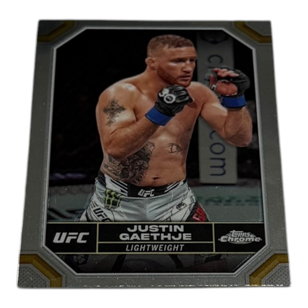 2024 Topps Chrome UFC Justin Gaethje Base Card 104 Lightweight‎ MMA